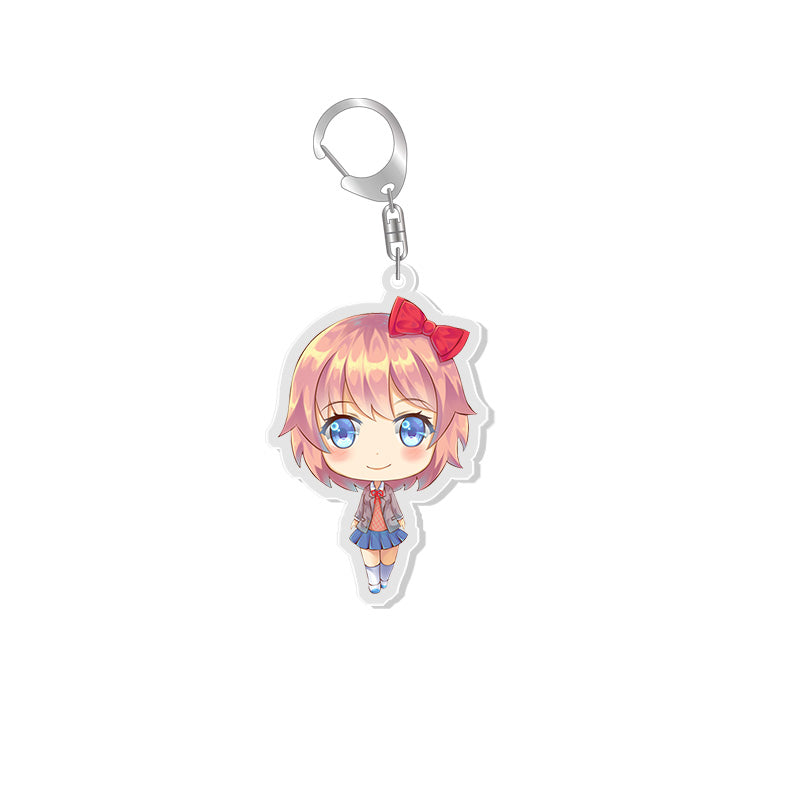 Doki Doki Literature Club Sayori Acrylic Keychain