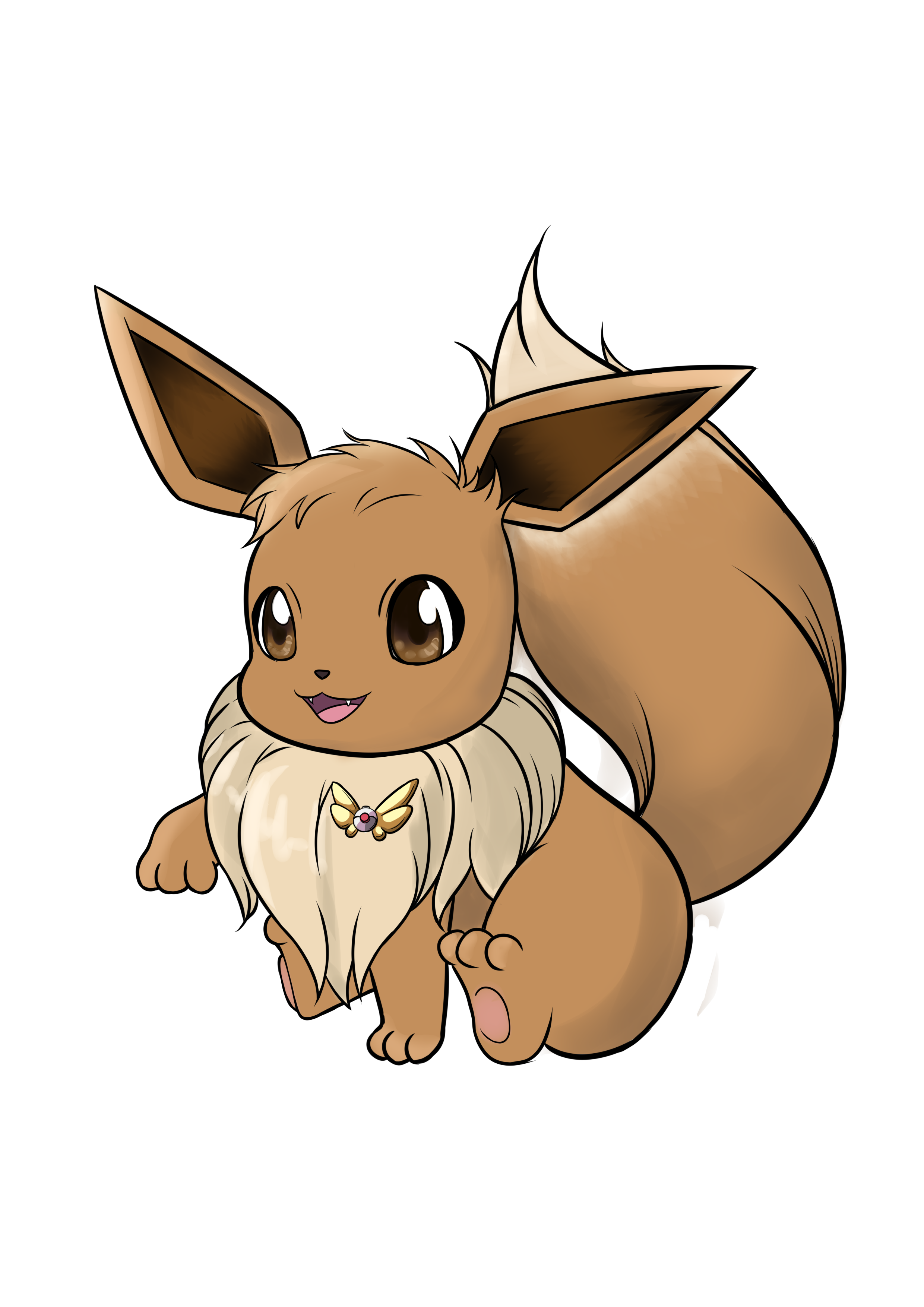 Σετ αυτοκόλλητα Pokemon starters Gen 1 και Pikachu με Eevee