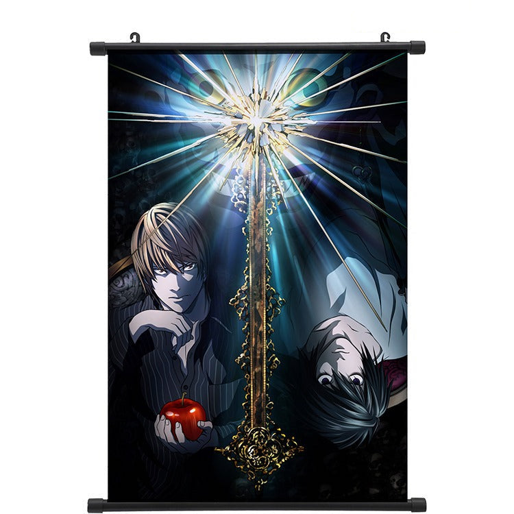 Death Note Light Yagami vs "L" Wallscroll