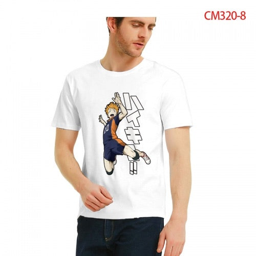 Haikyuu Άσπρο μπλουζάκι Shouyou Hinata