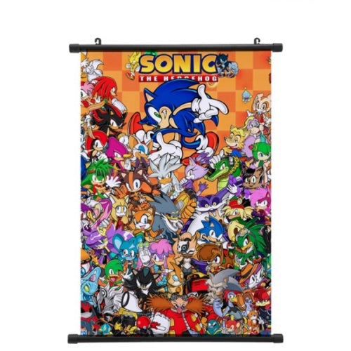 Sonic Wallscroll - Ο Sonic και η παρέα του