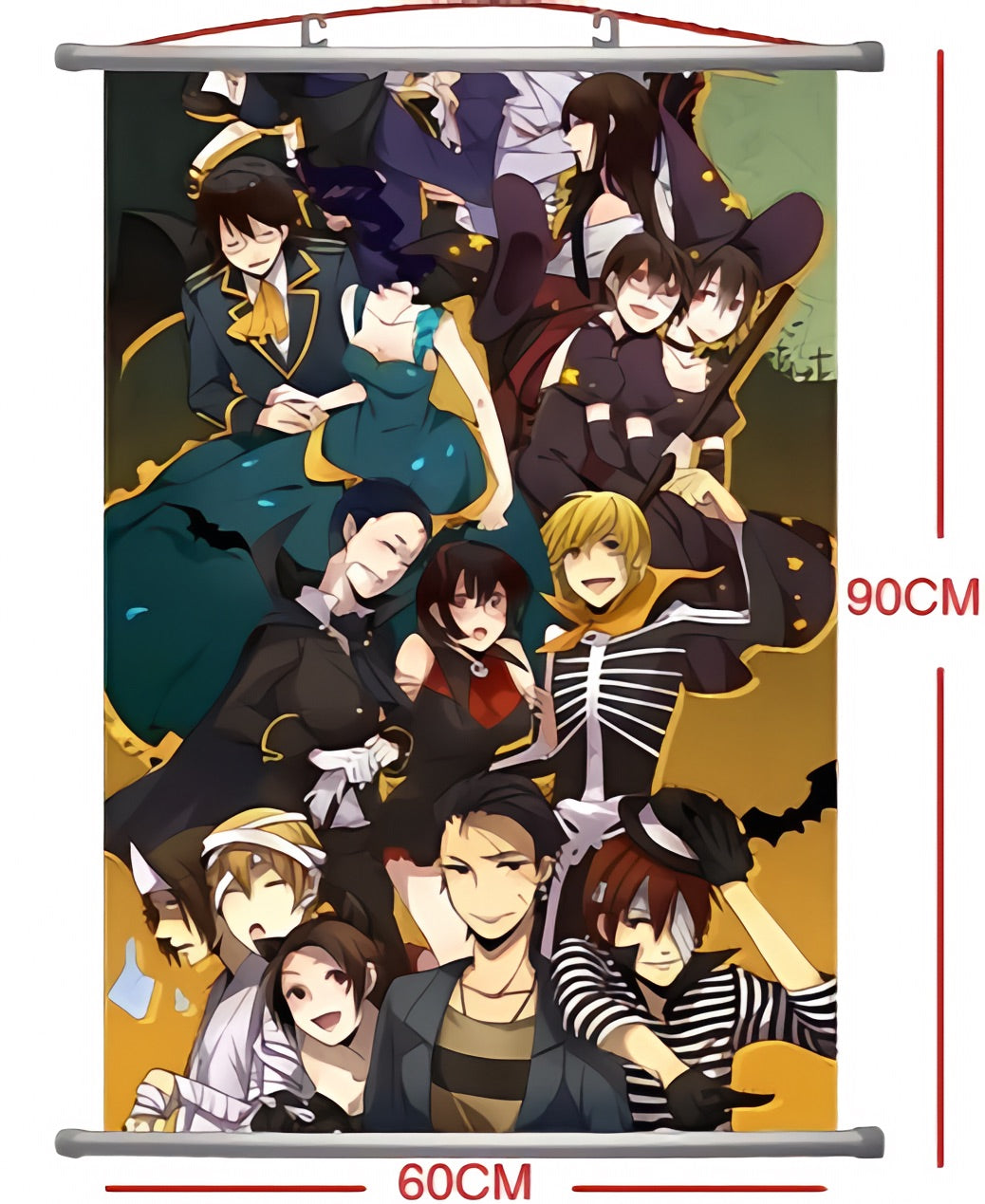 Durarara Wallscroll σύνθεση χαρακτήρων