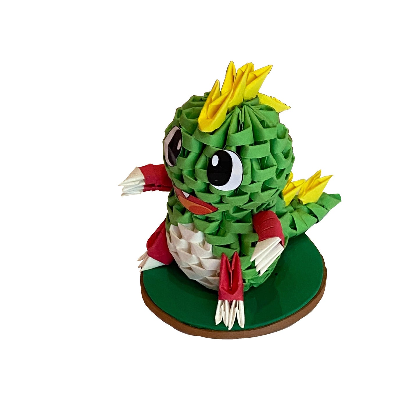 Bubble Bobble 3D Origami - Bub