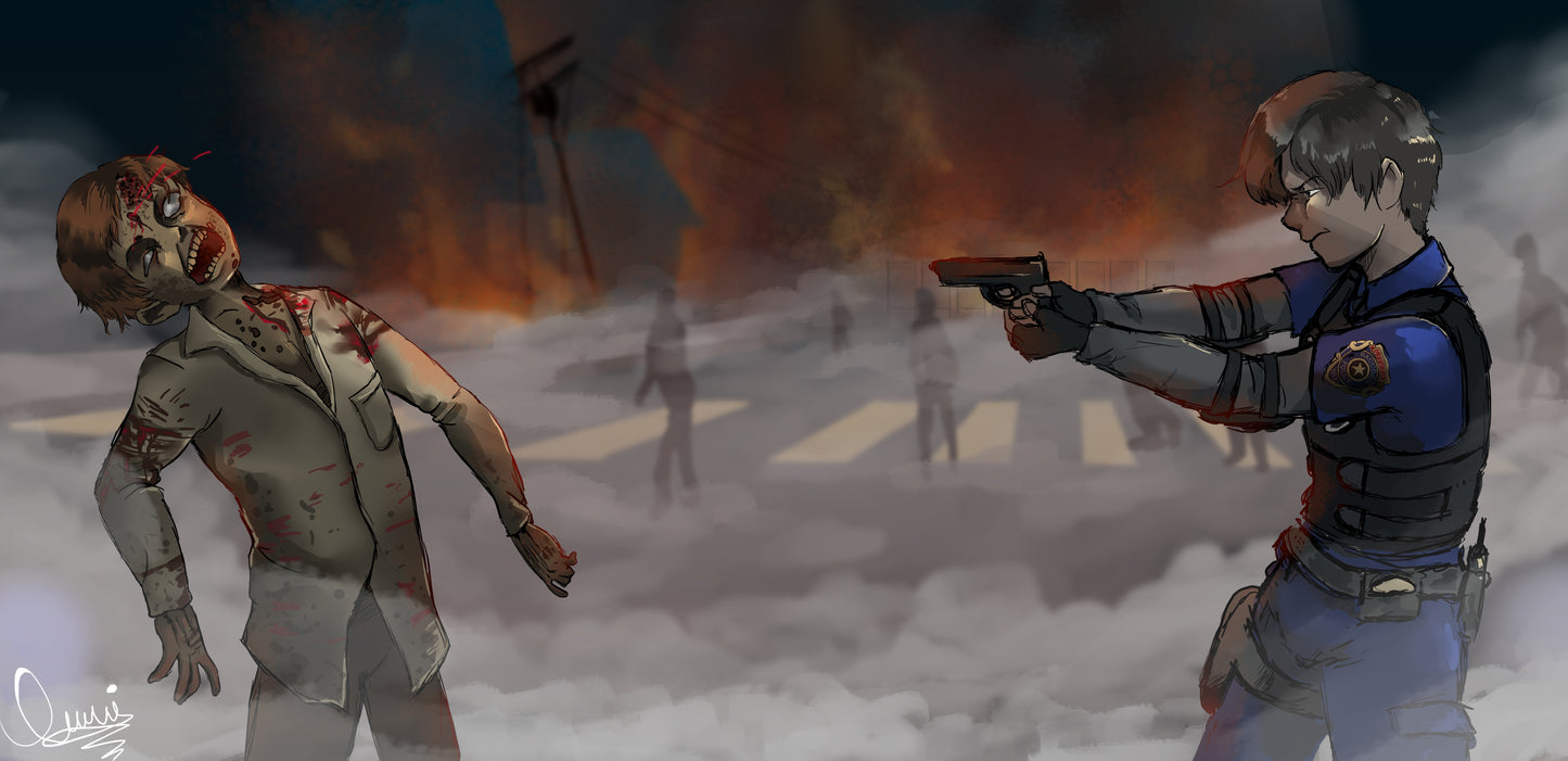 Resident Evil 2 Leon Kennedy - Αφίσα