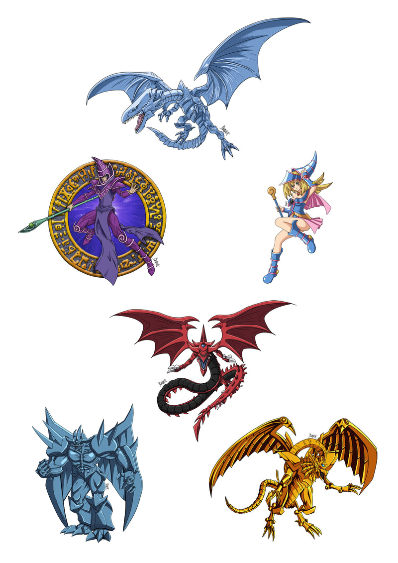 Σετ αυτοκόλλητα Yu-Gi-Oh!