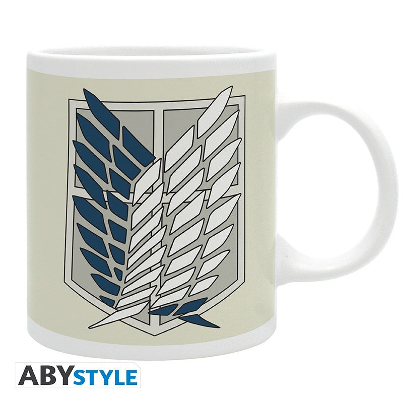 ATTACK ON TITAN - Mug - 320 ml - Badge