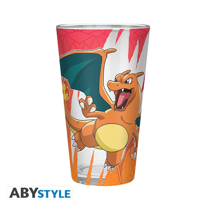 POKEMON - Large Glass - 400ml Charizard