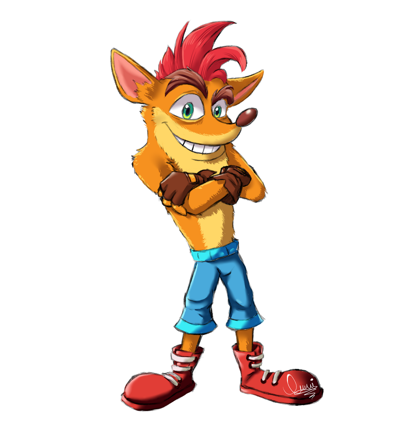 Σετ αυτοκόλλητα Crash Bandicoot