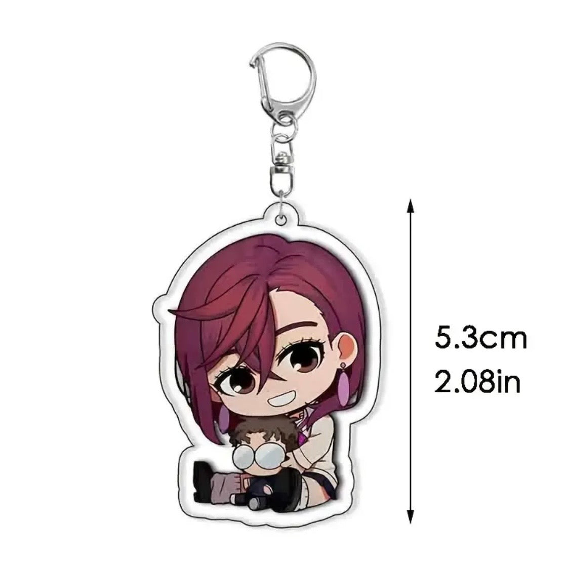 Ακρυλικό Keychain 5 cm Dandadan Momo Ayase