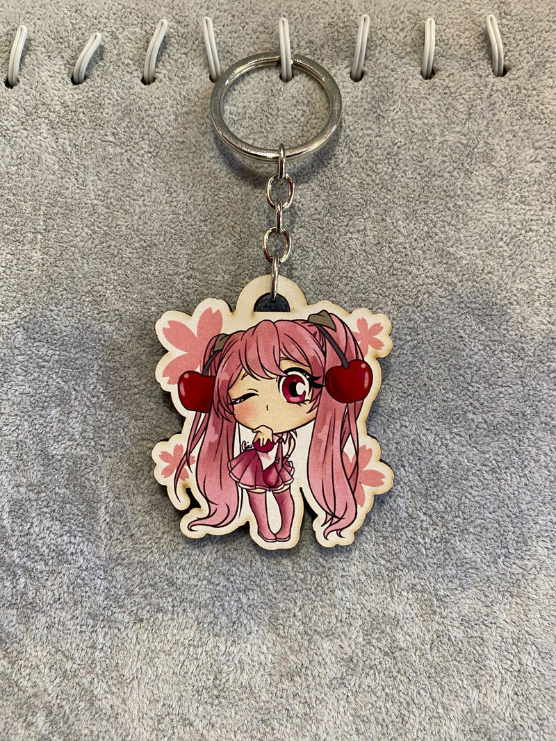 Μπρελόκ με αυτοκόλλητο Sakura Miku