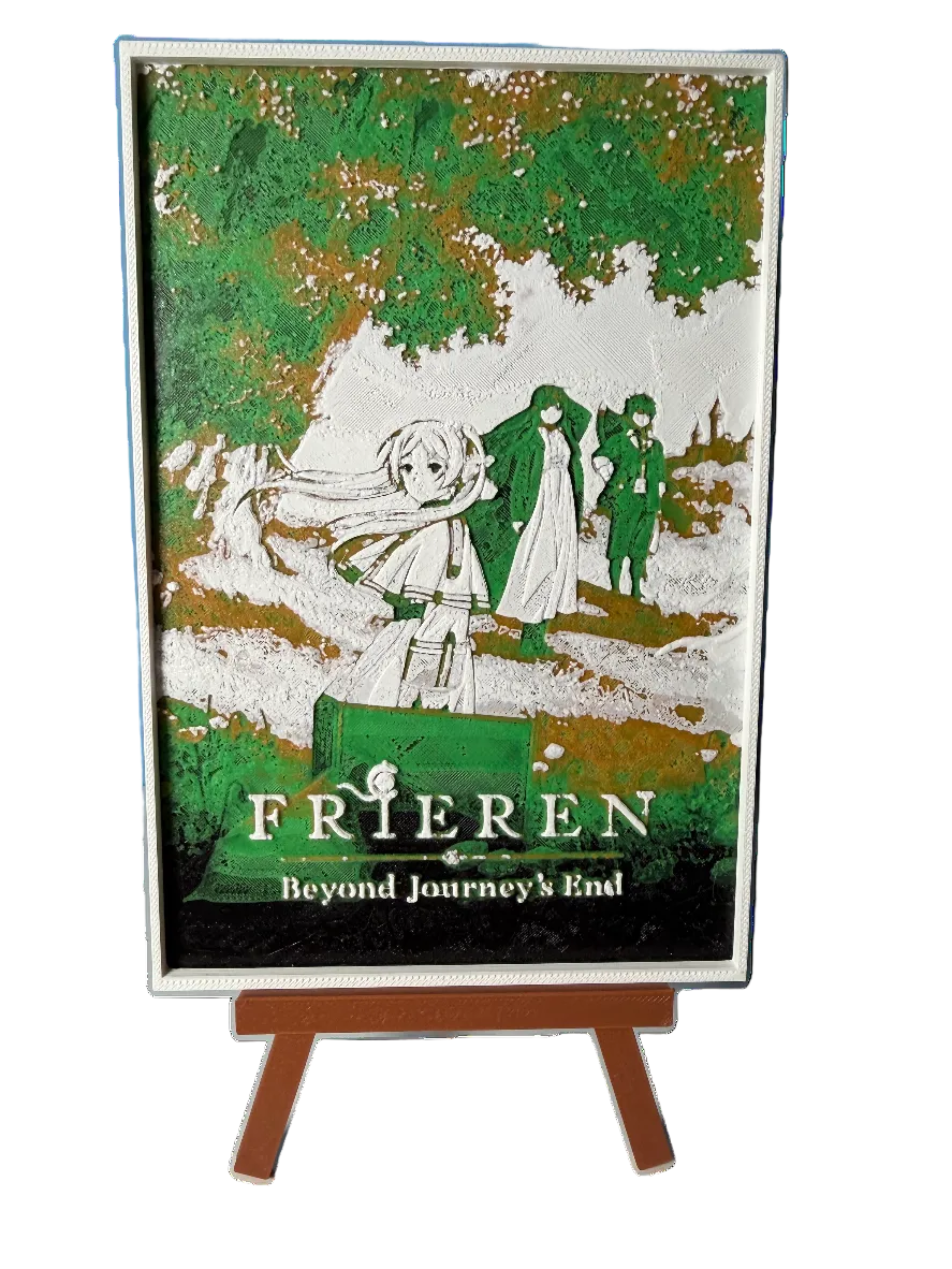 3D καδράκι + Καβαλέτο Frieren