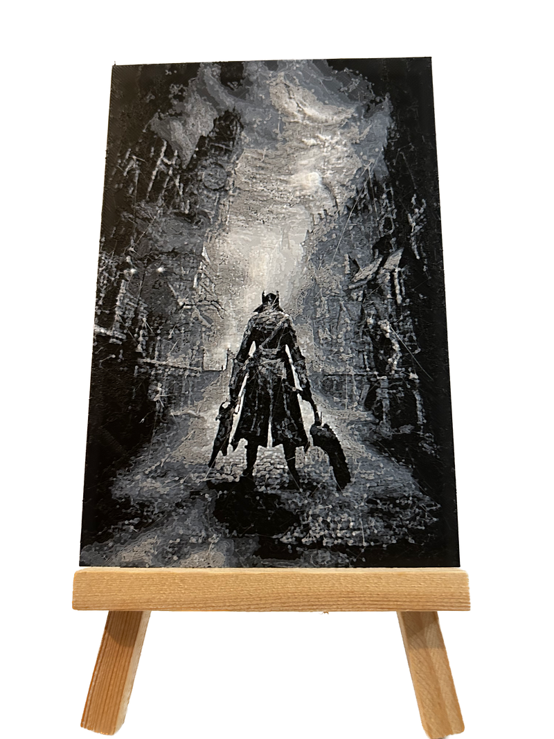 3D Καδράκι Bloodborne σε βάση