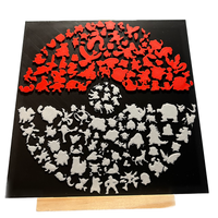 3D Καδράκι Pokeball