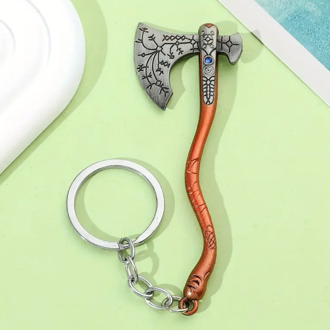 God of War Leviathan Axe Metal Keychain