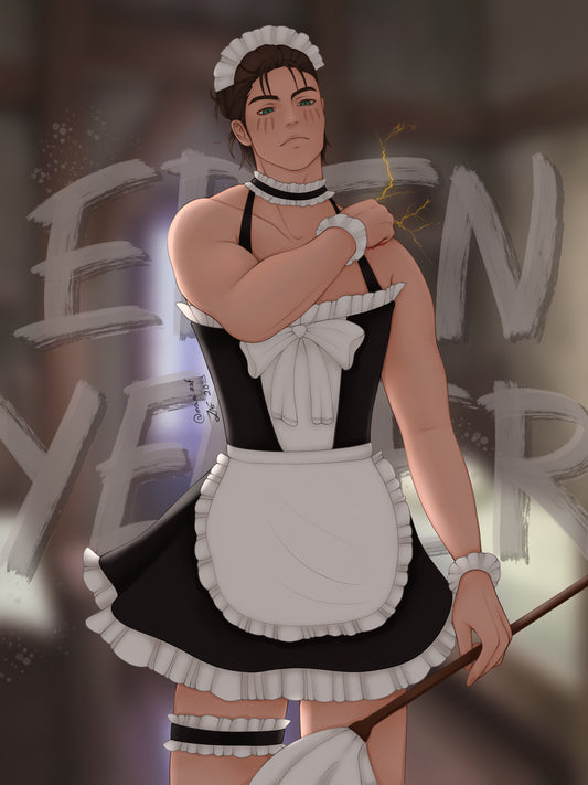 Αφίσα - Attack on Titan Eren Yeager Maid