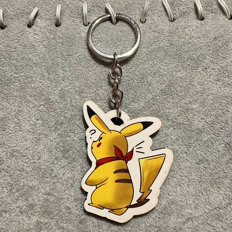 Μπρελόκ με αυτοκόλλητο Pokemon - Pikachu