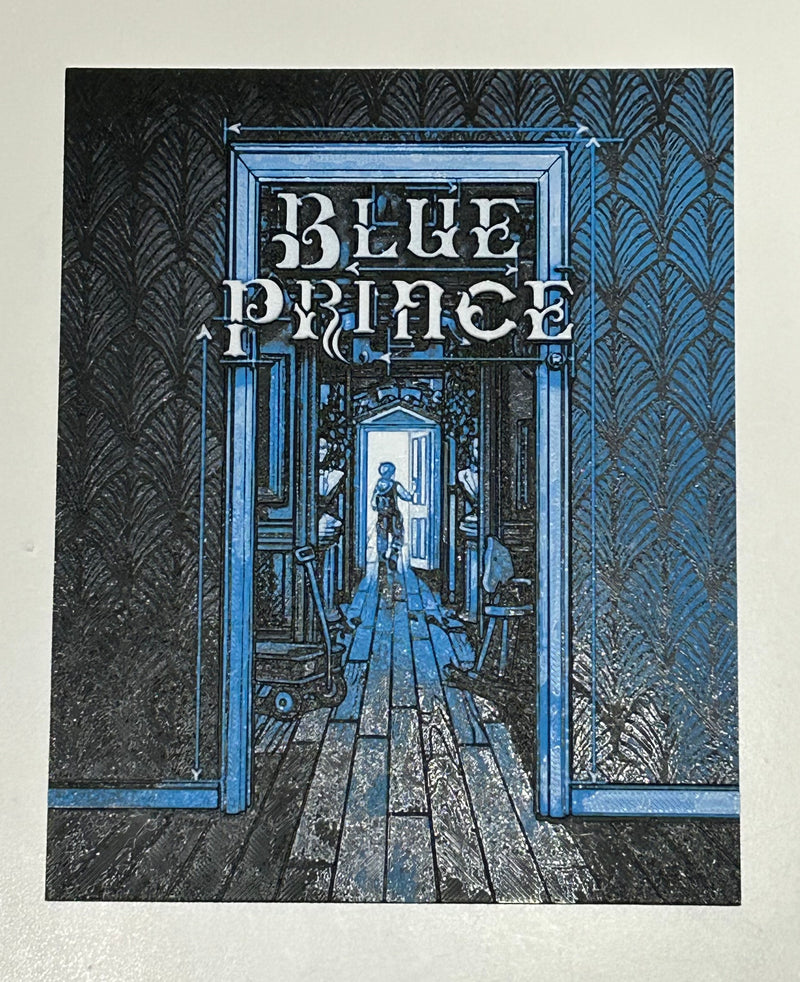 3D καδράκι + Καβαλέτο Blue Prince