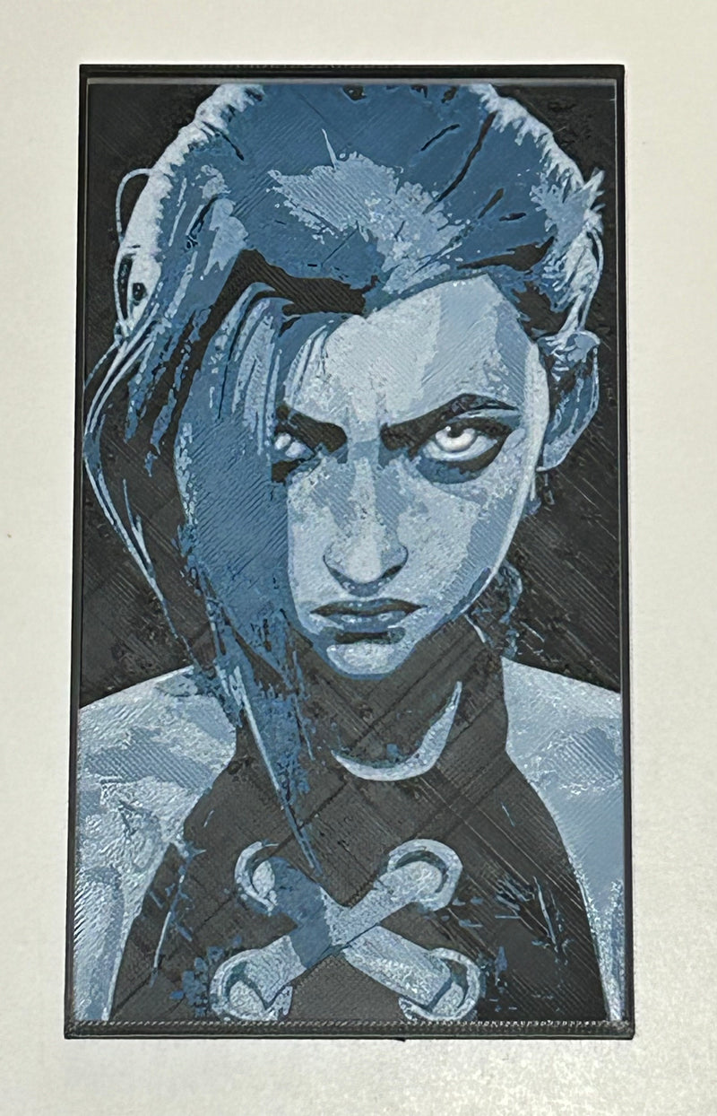 3D καδράκι + Καβαλέτο Jinx