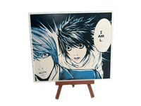 3D καδράκι + Καβαλέτο Death Note L και Kira