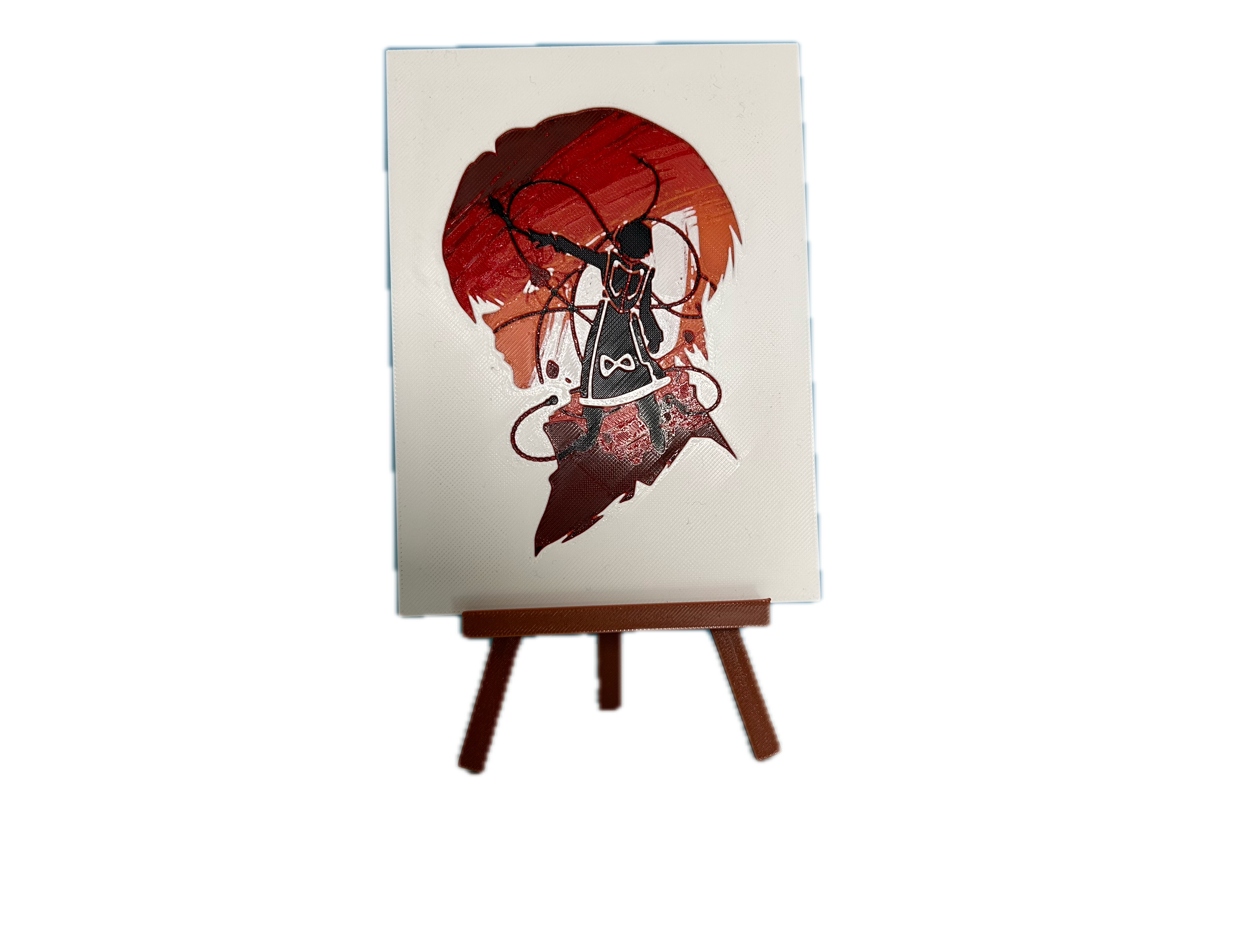 3D Καδράκι + Καβαλέτο Hunter X Hunter Kurapika