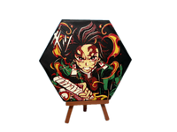 3D Καδράκι + Καβαλέτο Demon Slayer Tanjiro Kamado