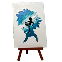 3D Καδράκι+ Καβαλέτο Hunter X Hunter Killua