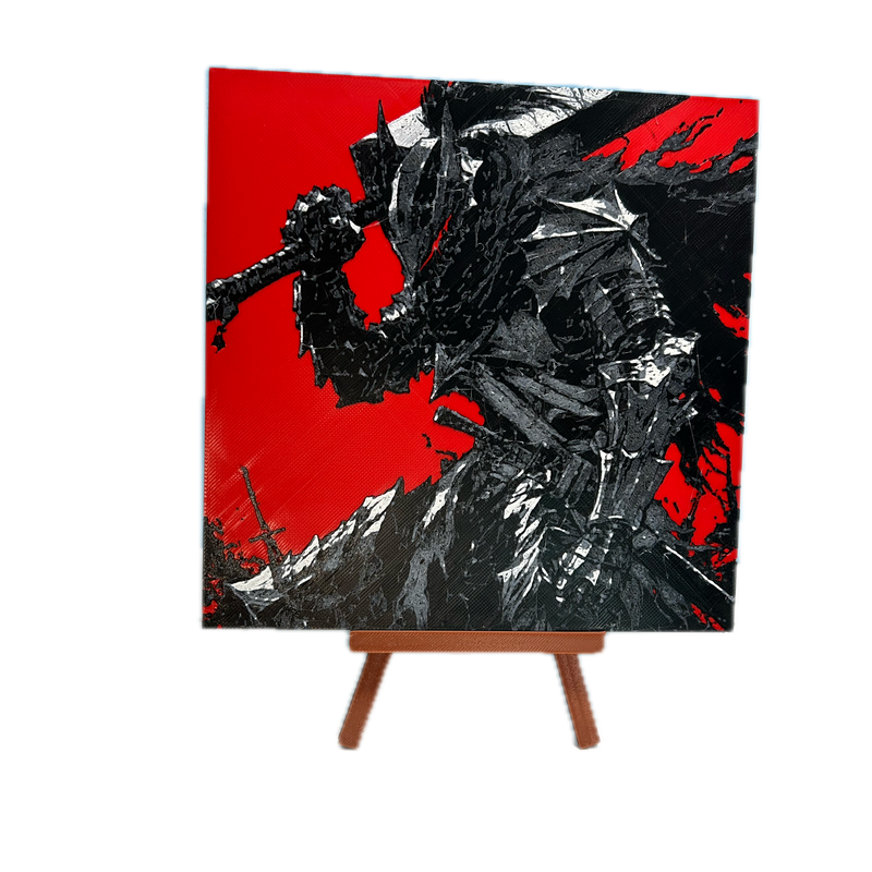 3D Καδράκι + Καβαλέτο Berserk Guts