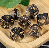 Smoky Marble Dice Set