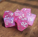 Rose Crystal Dice Set