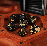 Obsidian Black Dice Set