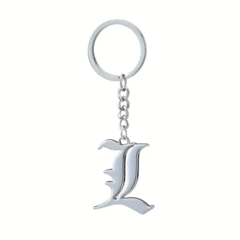 Death Note L Metal Keychain