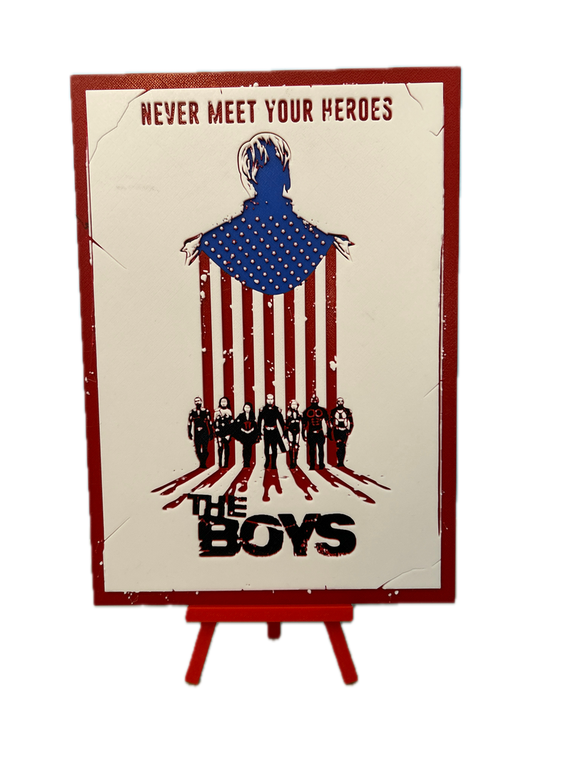 The Boys μεγάλο 3D καδράκι - Never Meet Your Heroes