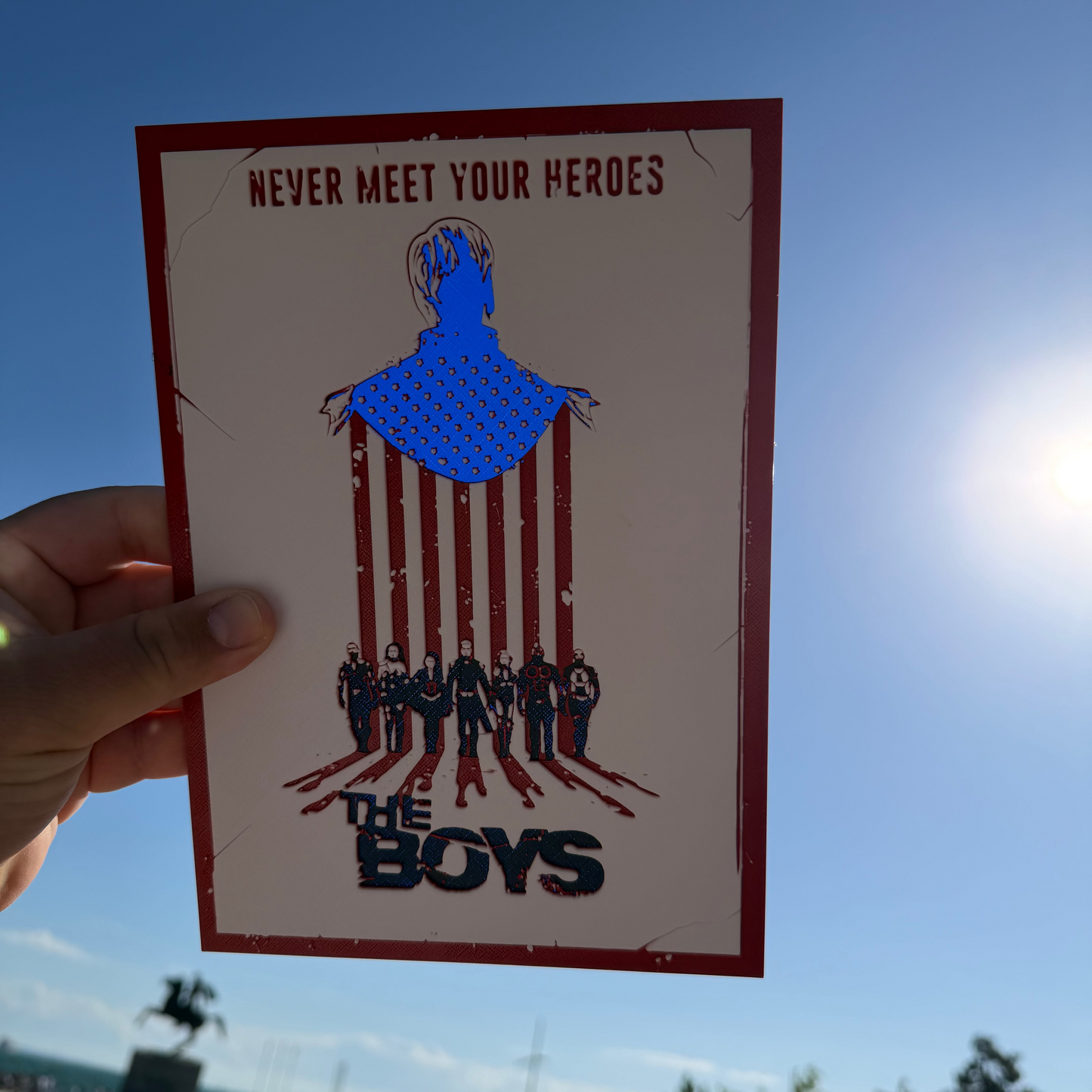 The Boys μεγάλο 3D καδράκι - Never Meet Your Heroes