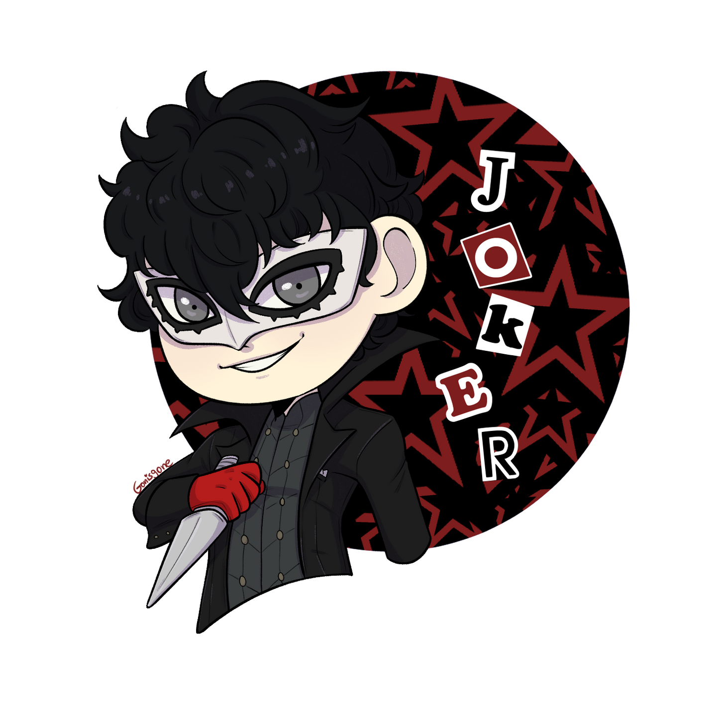 Σετ αυτοκόλλητα Persona 5 Ver A.