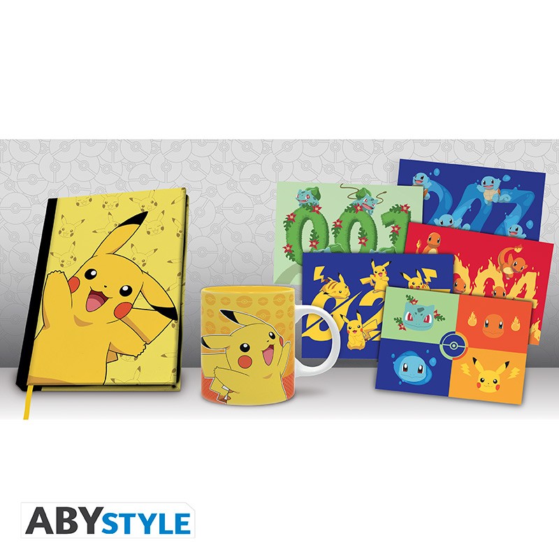 POKEMON - Pck A5 Notebook + Mug320ml + Postcards