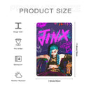 Μεταλλική Πινακίδα “Jinx Graffiti” – Εικαστική Διακόσμηση για Gamers