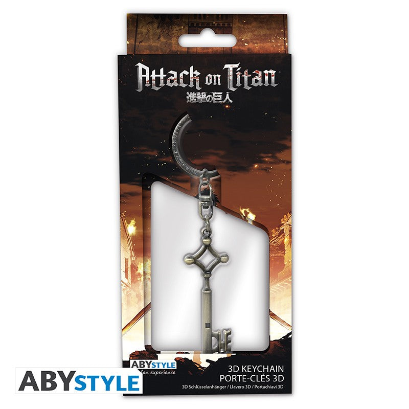 ATTACK ON TITAN - Keychain 3D - Eren's key