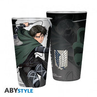 ATTACK ON TITAN - Large Glass - 400ml - Levi