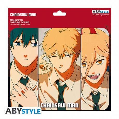 CHAINSAW MAN - Flexible mousepad - Denji, Aki & Power