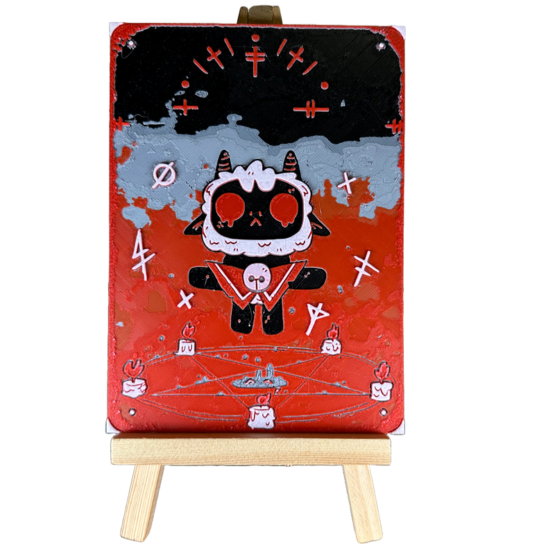 3D Καδράκι με βάση Cult of the Lamb