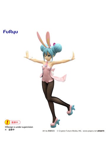 Hatsune Miku BiCute Bunnies PVC Statue Wink Pearl Pink Color Ver. 30 cm
