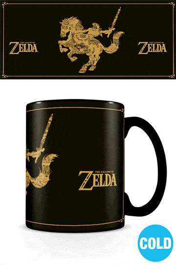 Legend of Zelda Tasse mit Thermoeffekt Map