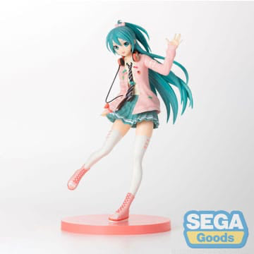 Hatsune Miku Project DIVA Arcade SPM PVC Statue Hatsune Miku Ribbon Girl 24 cm
