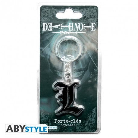 DEATH NOTE - Keychain "L - Symbol"