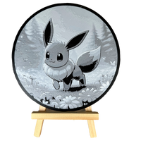 3D εκτύπωση καδράκι με βάση pokemon Eevee