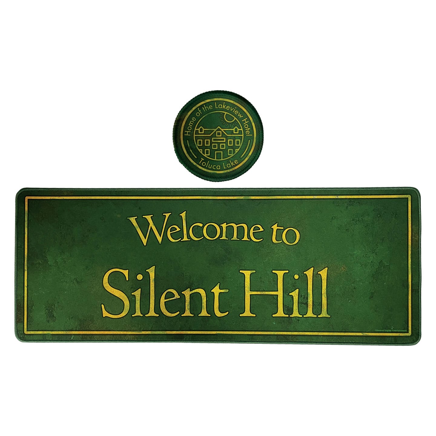 Silent Hill Desk Pad & Coaster Set