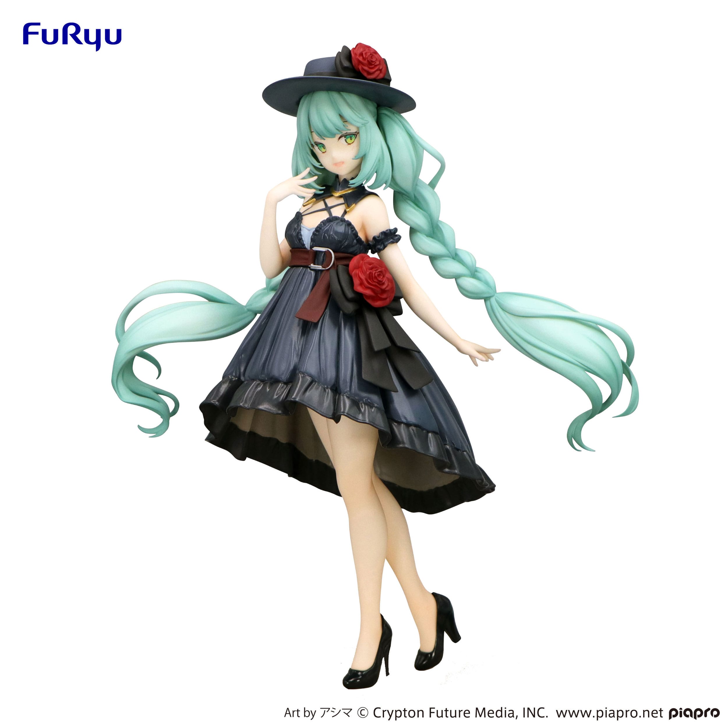 Hatsune Miku Trio-Try-iT PVC Statue Outing Dress 19 cm