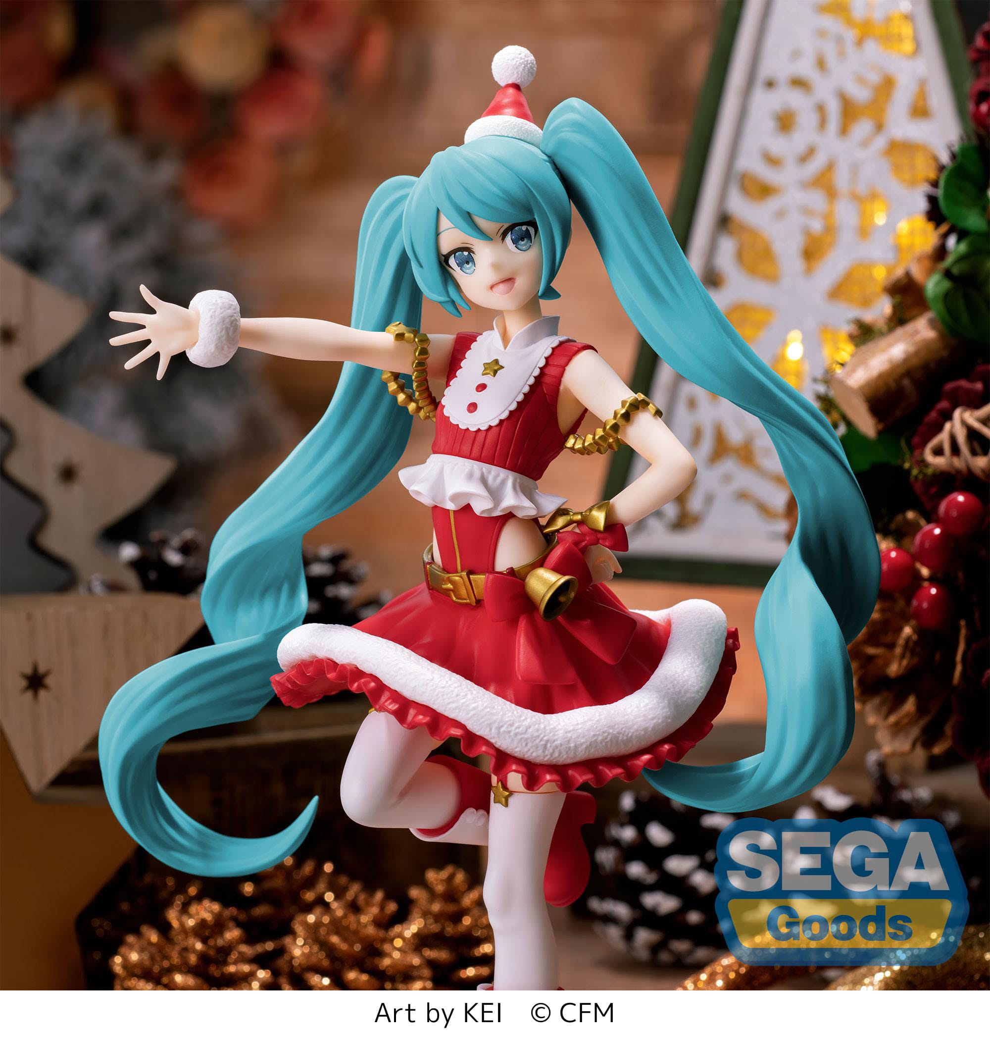 Hatsune Miku Luminasta PVC Statue Hatsune Miku Christmas 2023 20 cm