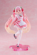 Hatsune Miku PVC Statue Newley Written Sakura Miku Japanese Cafe Ver. 18 cm