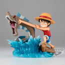 One Piece Log Stories Monkey D Luffy vs Local Sea figure 7cm